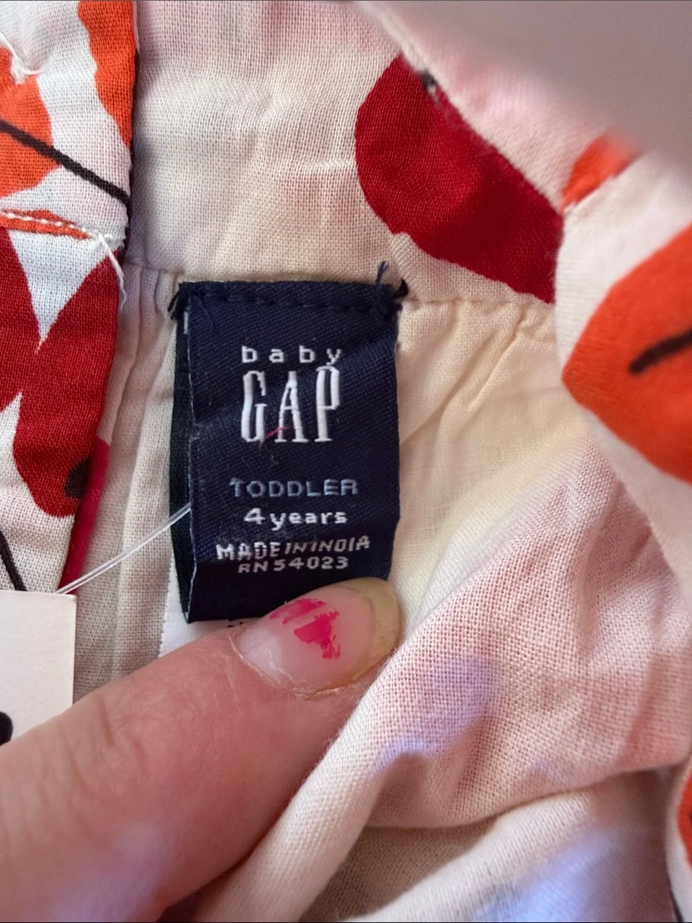 NWT BabyGAP Fall Butterfly And Leaves Square Neck Dress